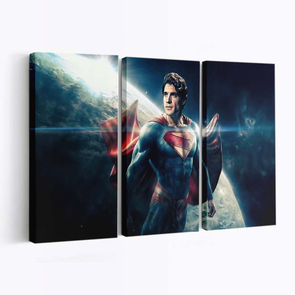 David Corenswet Impressive Stance As Superman Leinwandbilder | Wanddeko