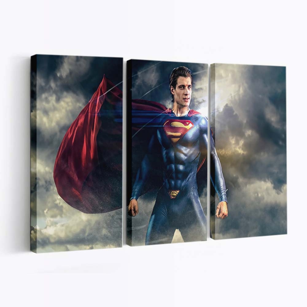 David Corenswet Portraying Superman Leinwandbilder | Wanddeko