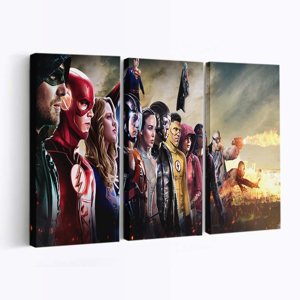 Dc Cw All Superheroes Leinwandbilder | Wanddeko