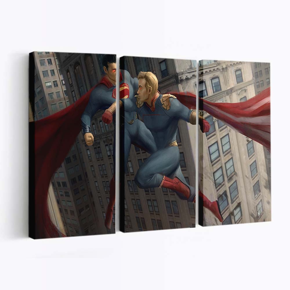 Homelander Vs Superman Leinwandbilder | Wanddeko