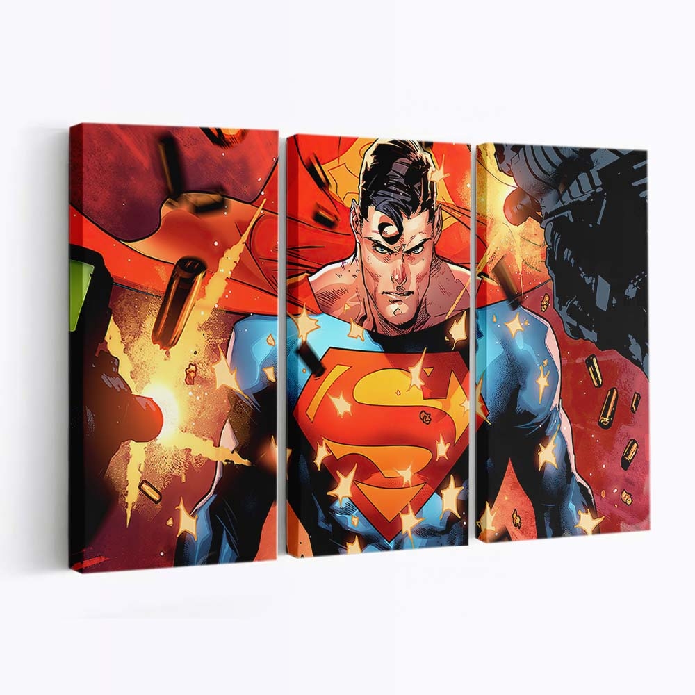 Superman Angry Eyes Leinwandbilder | Wanddeko