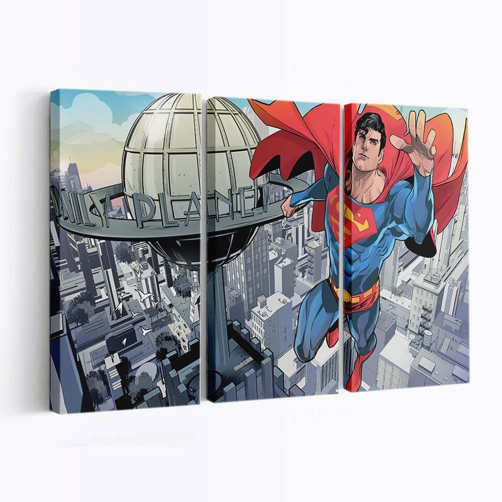 Superman Comic Artwork Leinwandbilder | Wanddeko