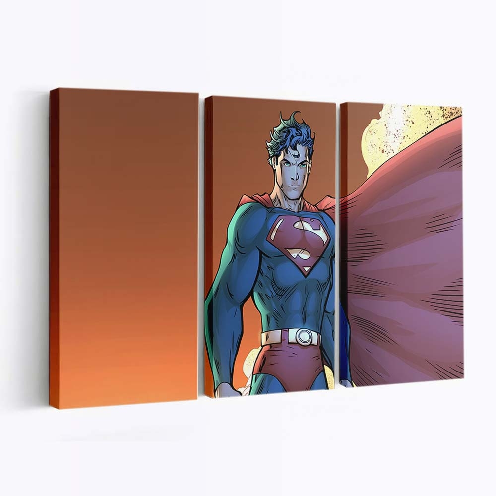 Superman Comic Book Poster Leinwandbilder | Wanddeko