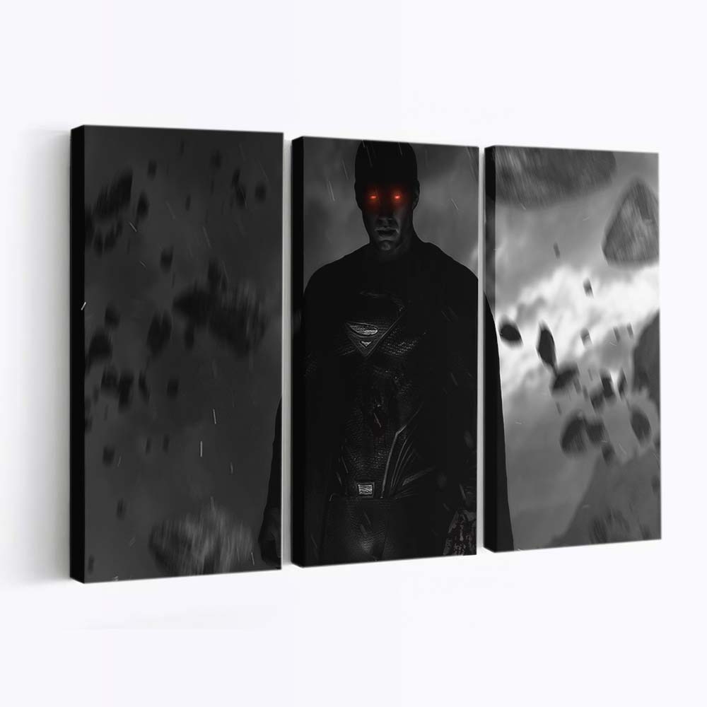 Superman Dark Days Glowing Eyes Leinwandbilder | Wanddeko