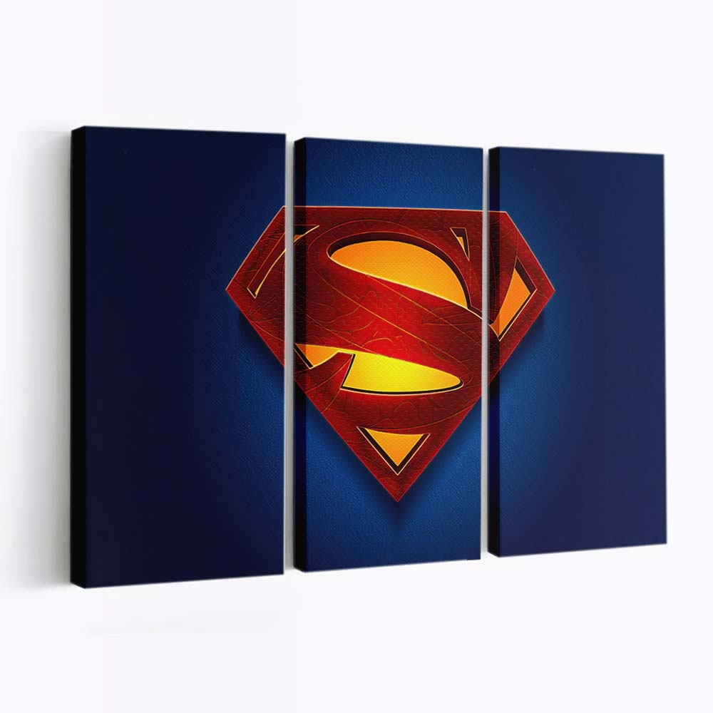 Superman Emblem Leinwandbilder | Wanddeko