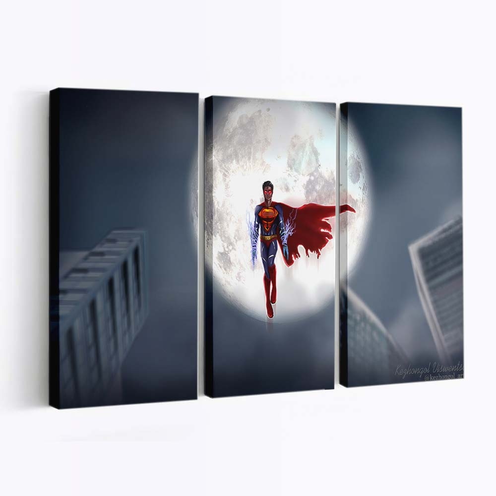 Superman Flying Leinwandbilder | Wanddeko