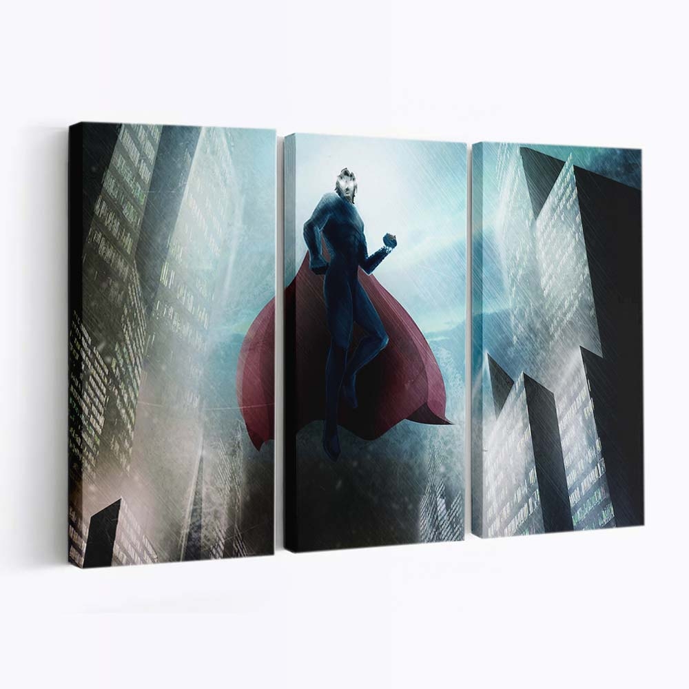 Superman Flying Arts Leinwandbilder | Wanddeko