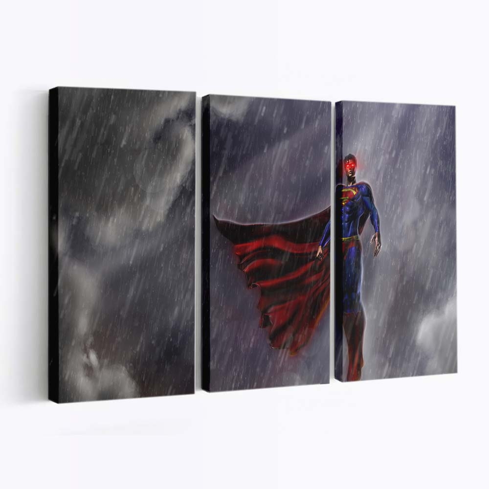 Superman Justice League Artwork Leinwandbilder | Wanddeko