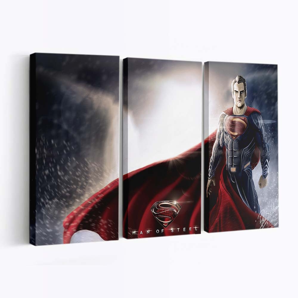 Superman Man Of Steel Leinwandbilder | Wanddeko