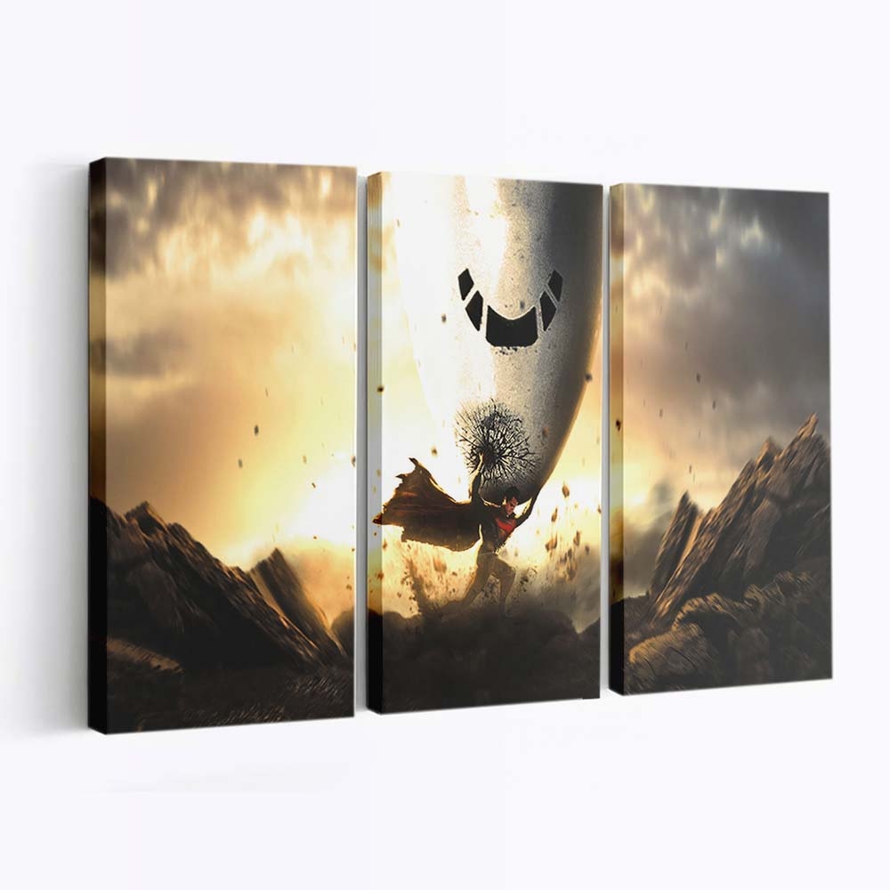 Superman Saving Plane Leinwandbilder | Wanddeko