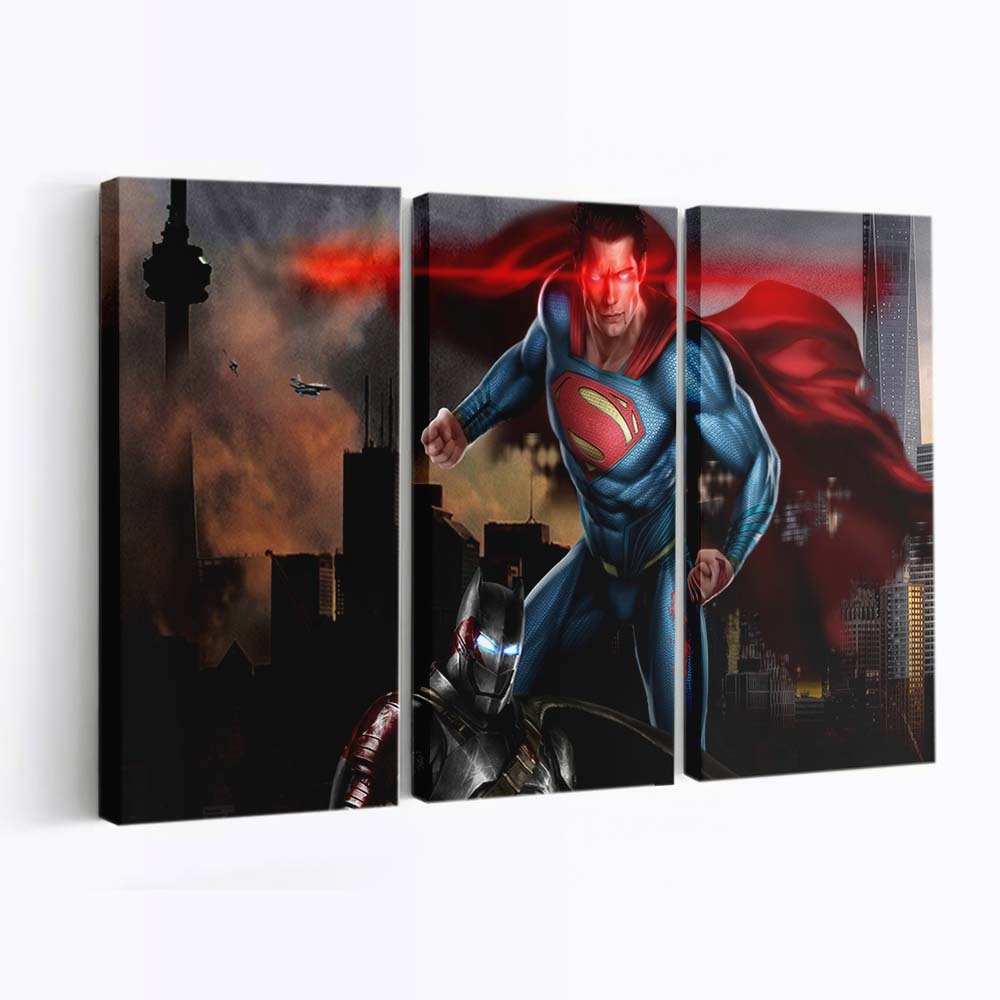 Superman Vs Batman Art 2 Leinwandbilder | Wanddeko