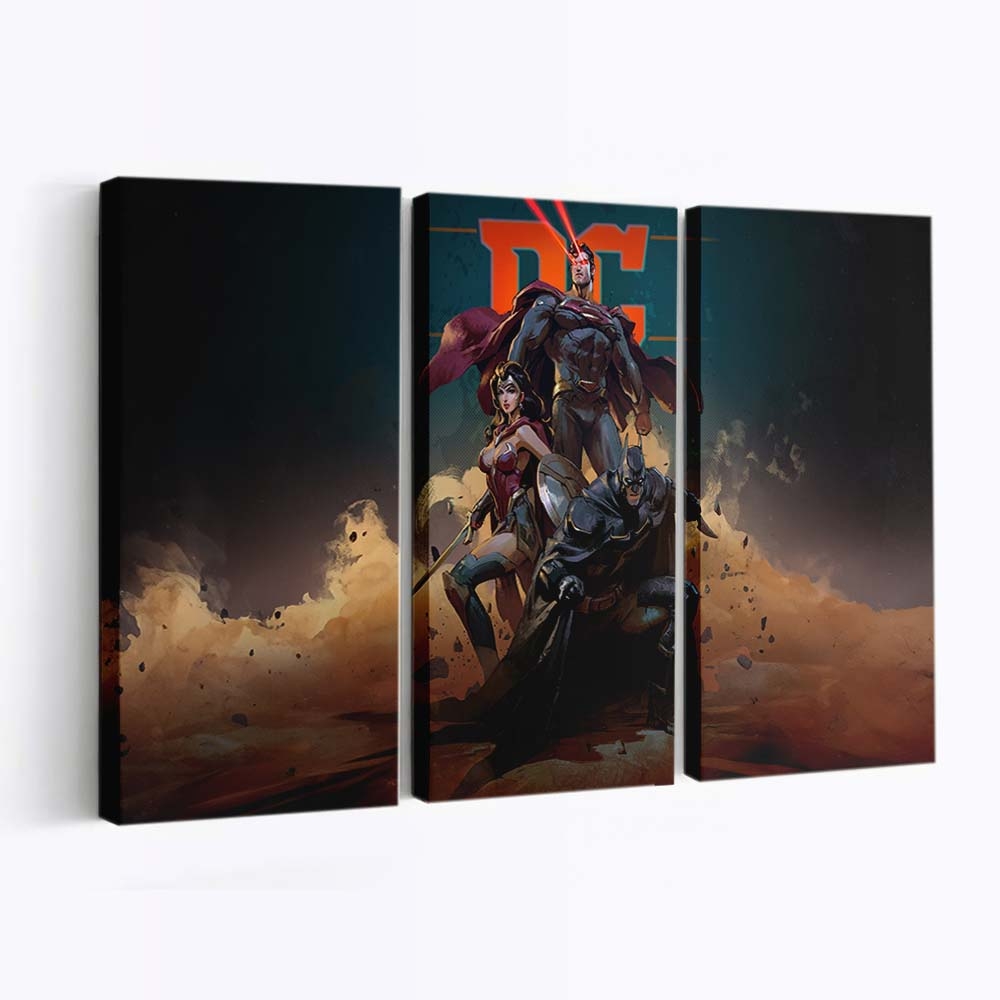 The Legendary Dc Trio Leinwandbilder | Wanddeko