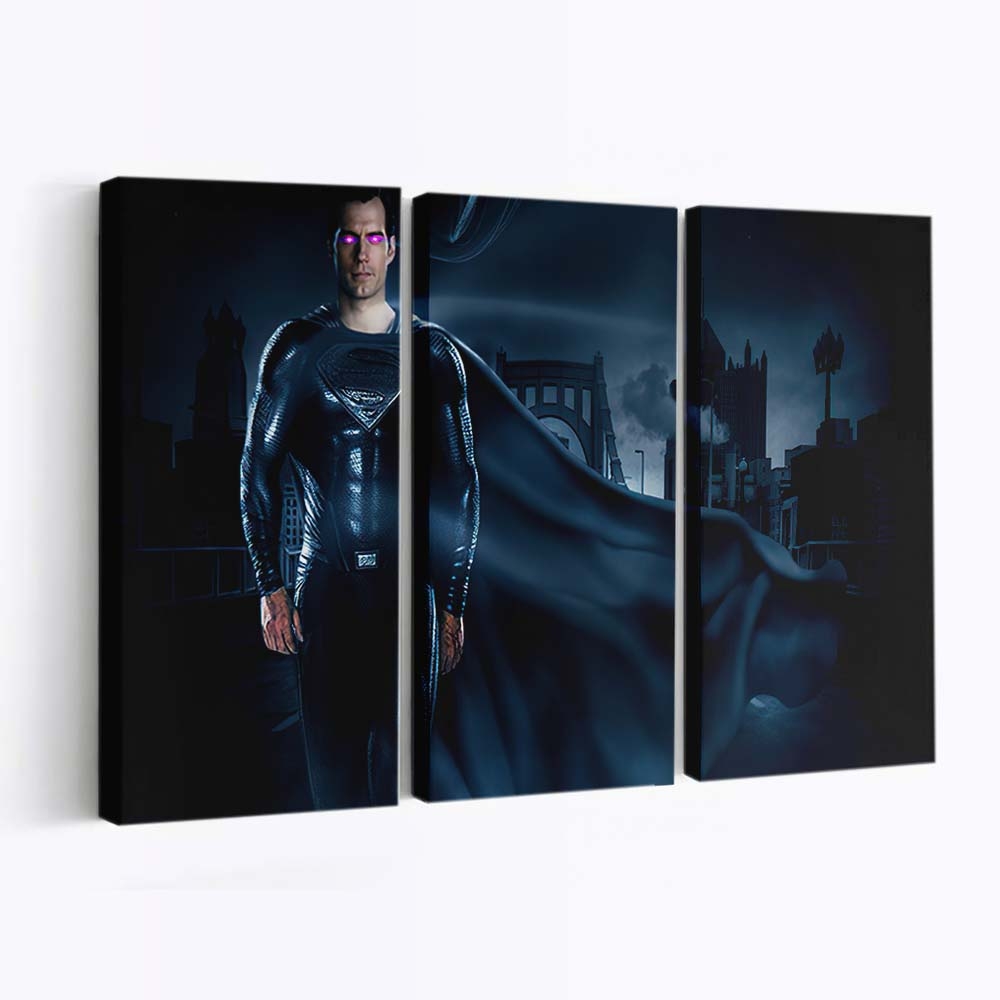 The Superman Black Suit Leinwandbilder | Wanddeko