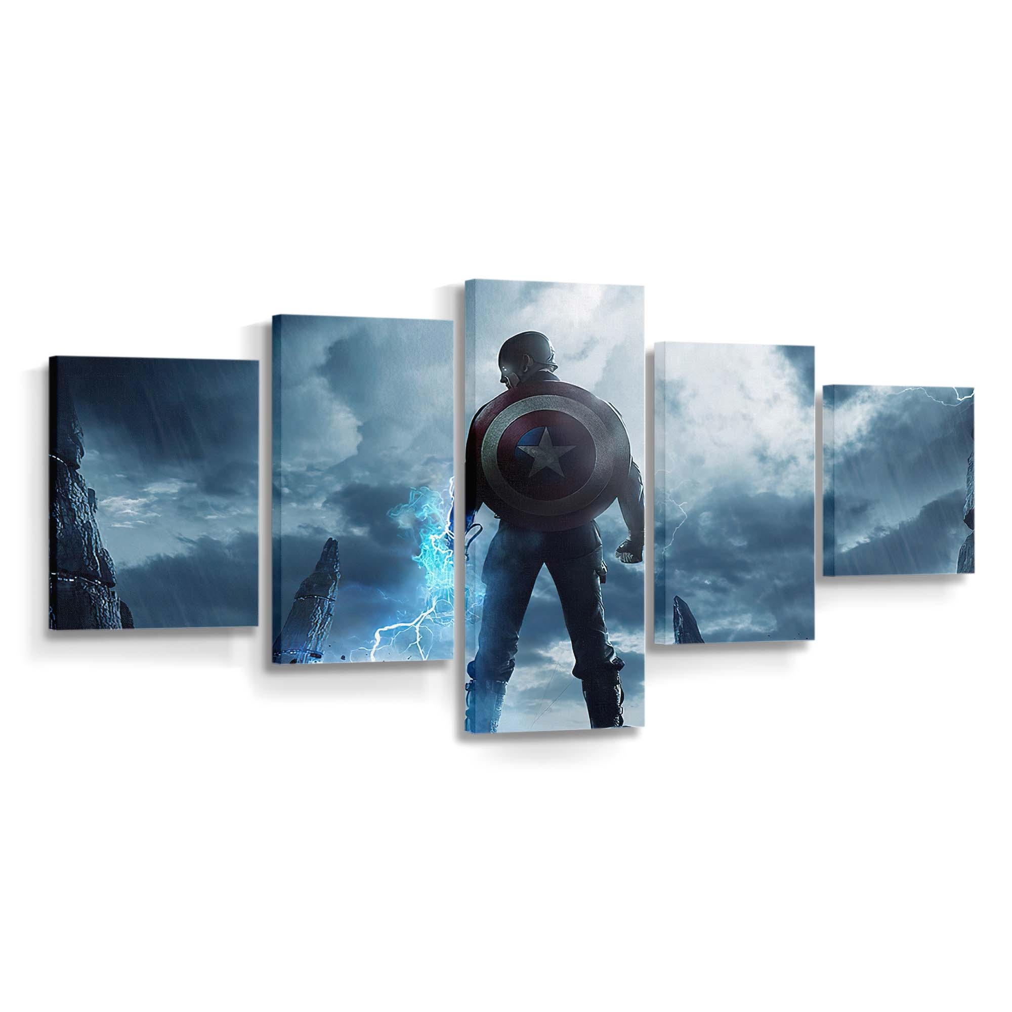 Captain America And Superman Leinwandbilder | Wanddeko Captain America And Superman Leinwandbilder | Wanddeko