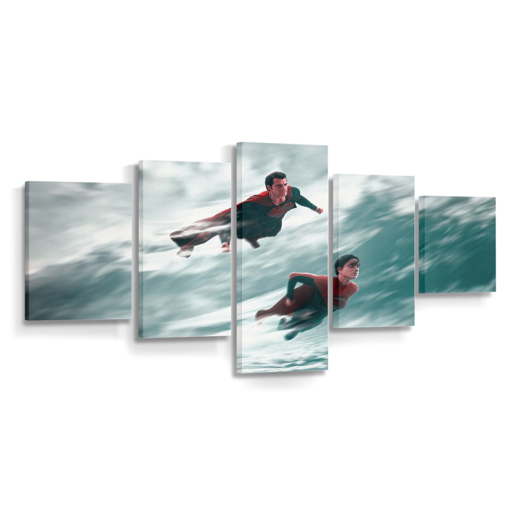 Kryptonian Kin Superman And Supergirl Leinwandbilder | Wanddeko Kryptonian Kin Superman And Supergirl Leinwandbilder | Wanddeko