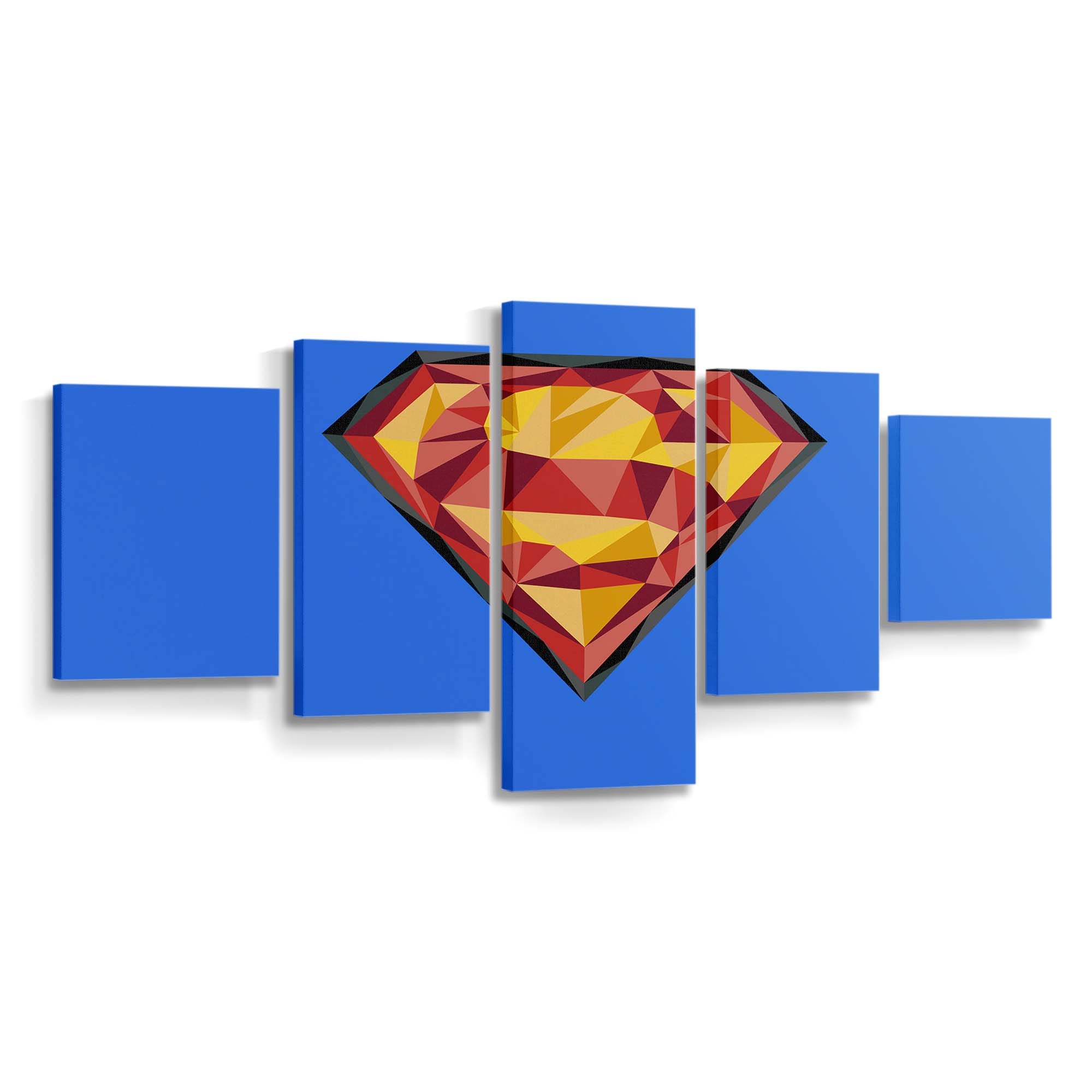 Superman Logo Art Leinwandbilder | Wanddeko Superman Logo Art Leinwandbilder | Wanddeko