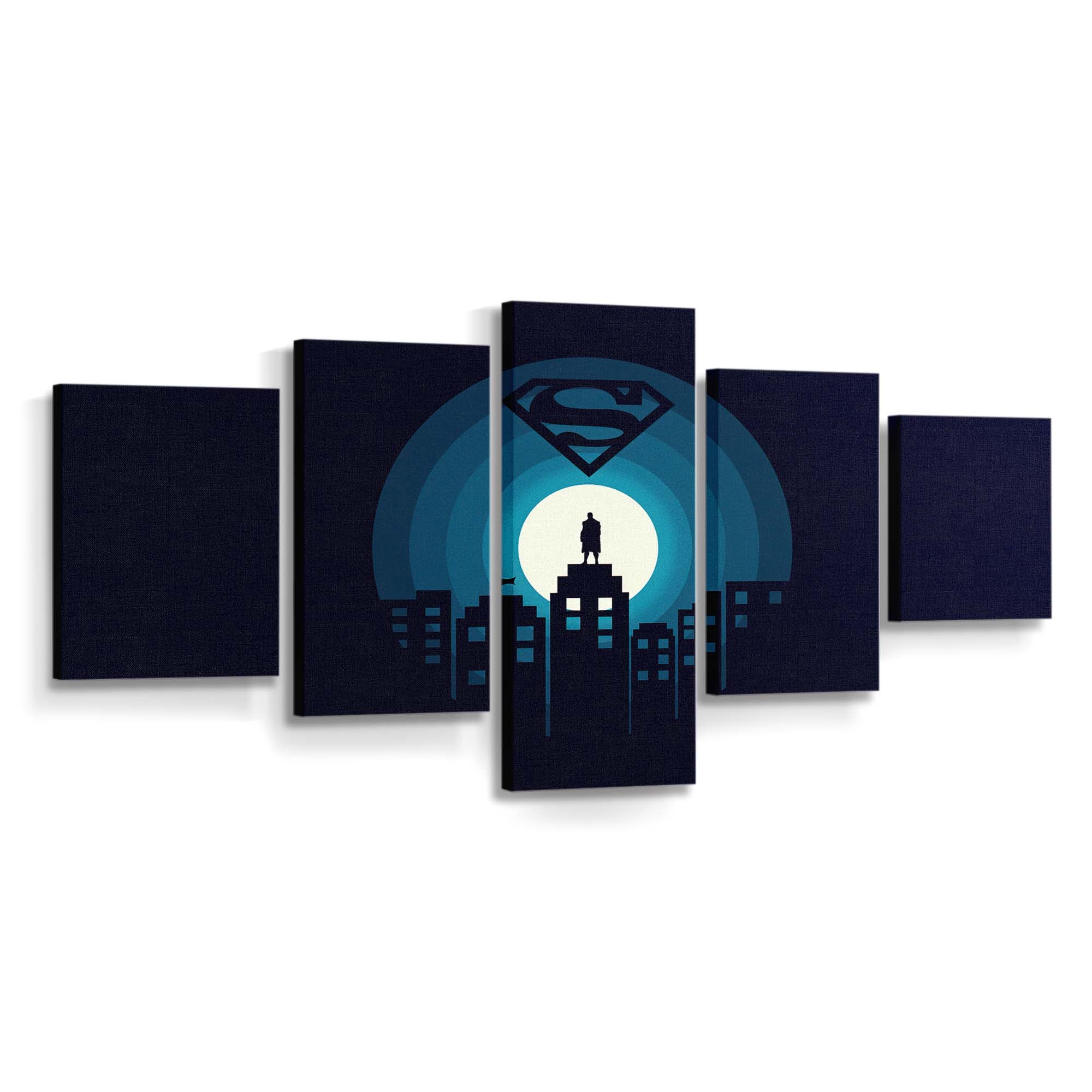 Superman Minimal Illustration Leinwandbilder | Wanddeko Superman Minimal Illustration Leinwandbilder | Wanddeko