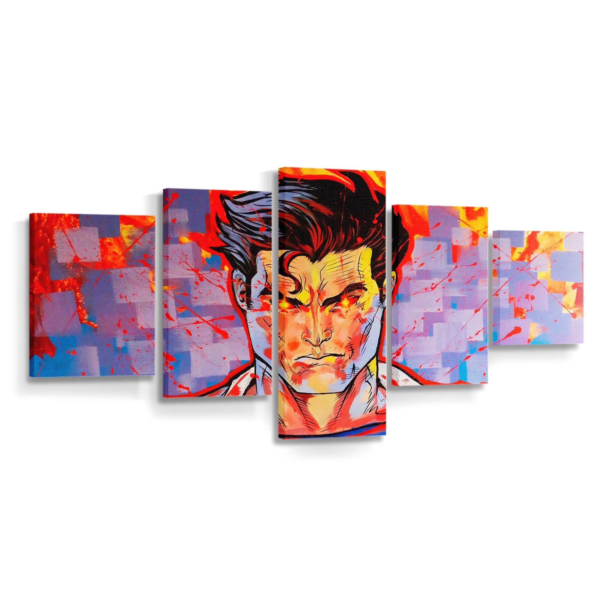 Superman Opening Shirt Leinwandbilder | Wanddeko Superman Opening Shirt Leinwandbilder | Wanddeko