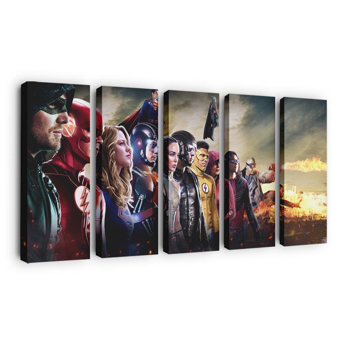 Dc Cw All Superheroes Leinwandbilder | Wanddeko
