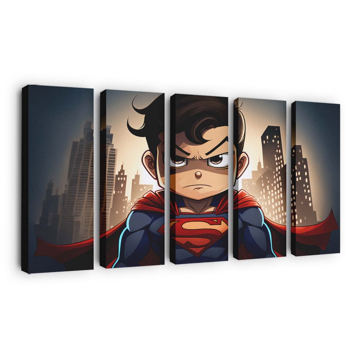 Superman Cartoon Leinwandbilder | Wanddeko