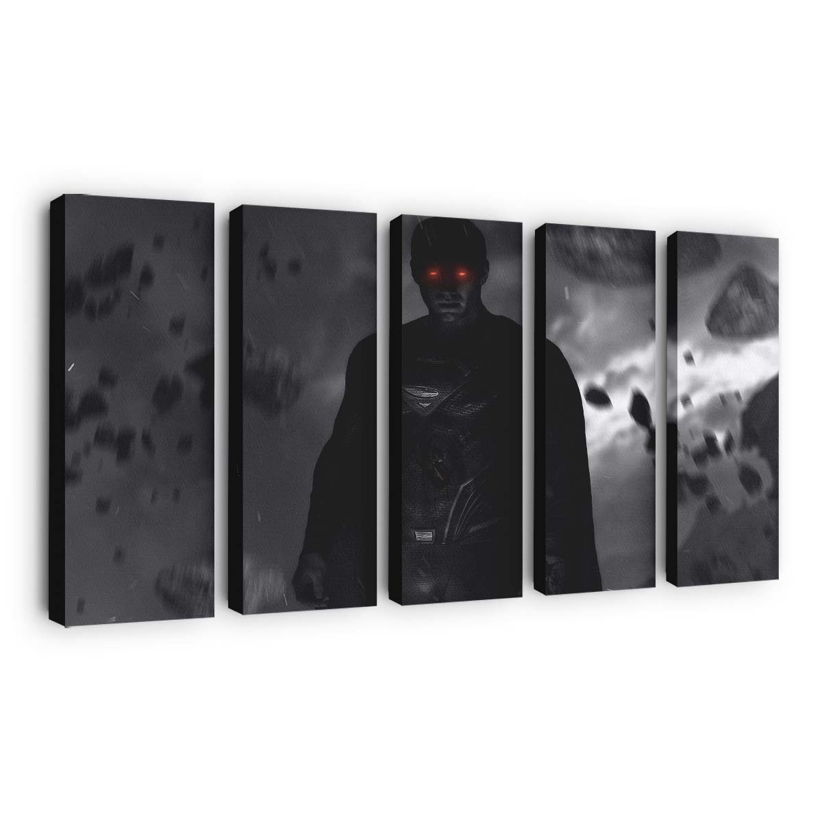 Superman Dark Days Glowing Eyes Leinwandbilder | Wanddeko