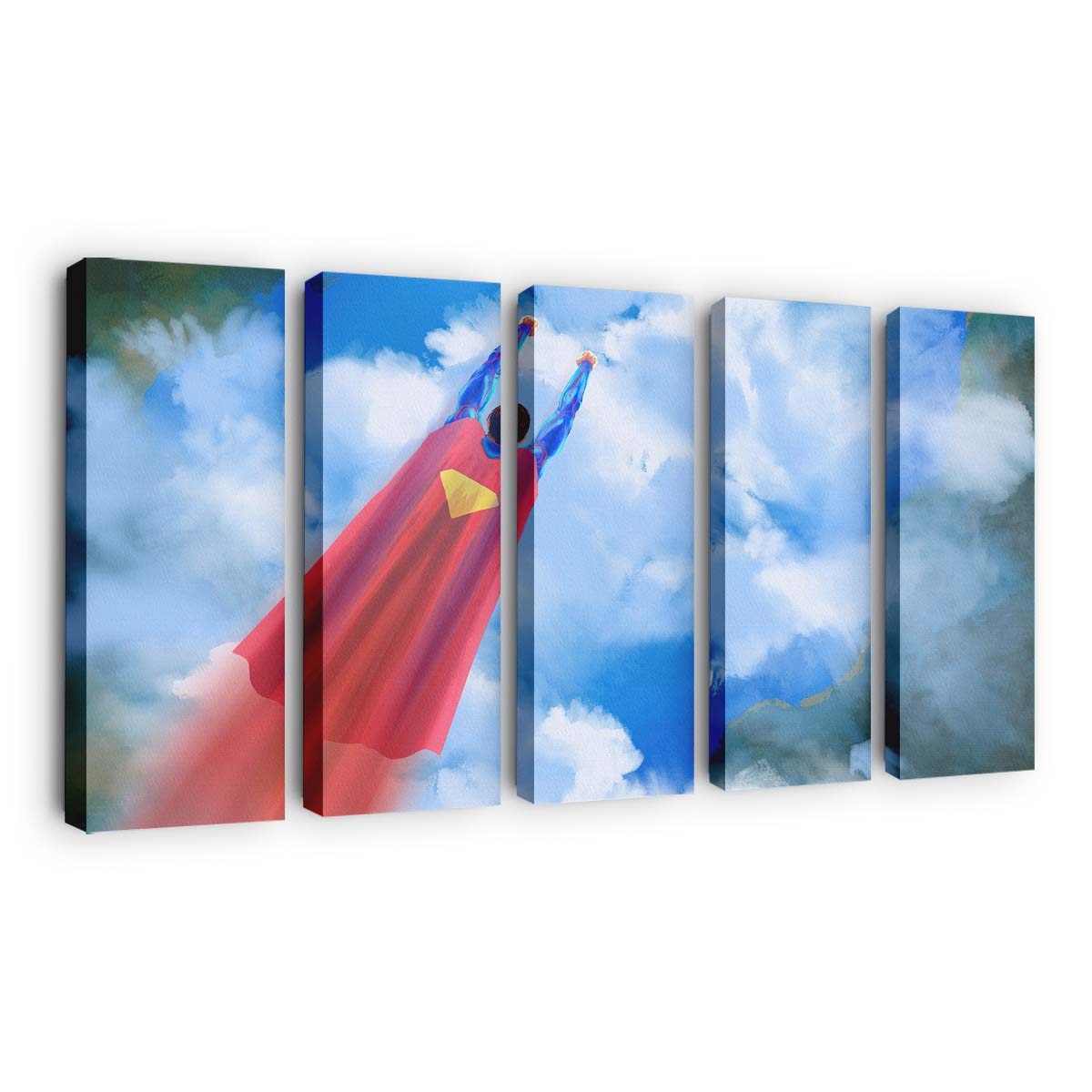 Superman Fly By Leinwandbilder | Wanddeko