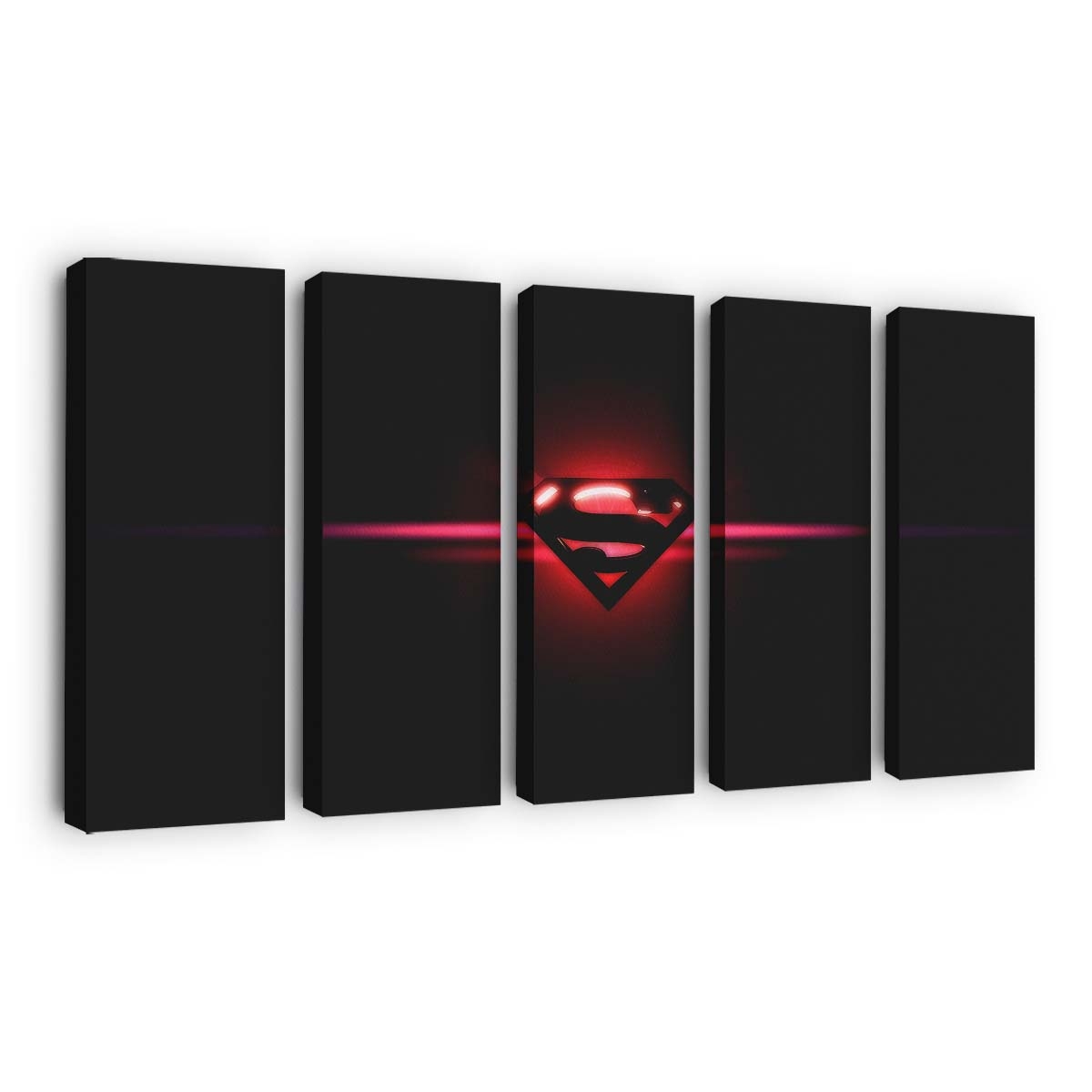 Superman Glowing Logo Leinwandbilder | Wanddeko