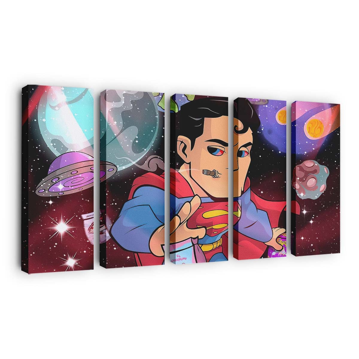 Superman Got High Leinwandbilder | Wanddeko