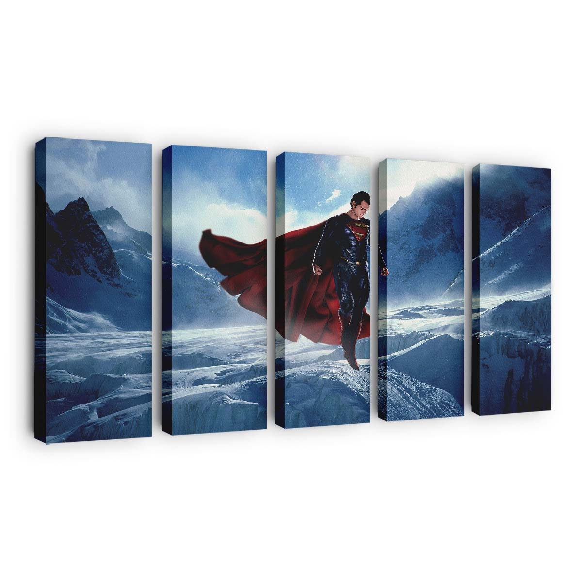 Superman Ice Mountains Leinwandbilder | Wanddeko