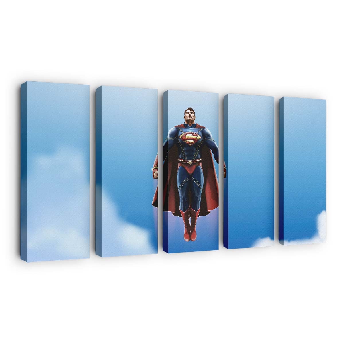 Superman In Sky Leinwandbilder | Wanddeko