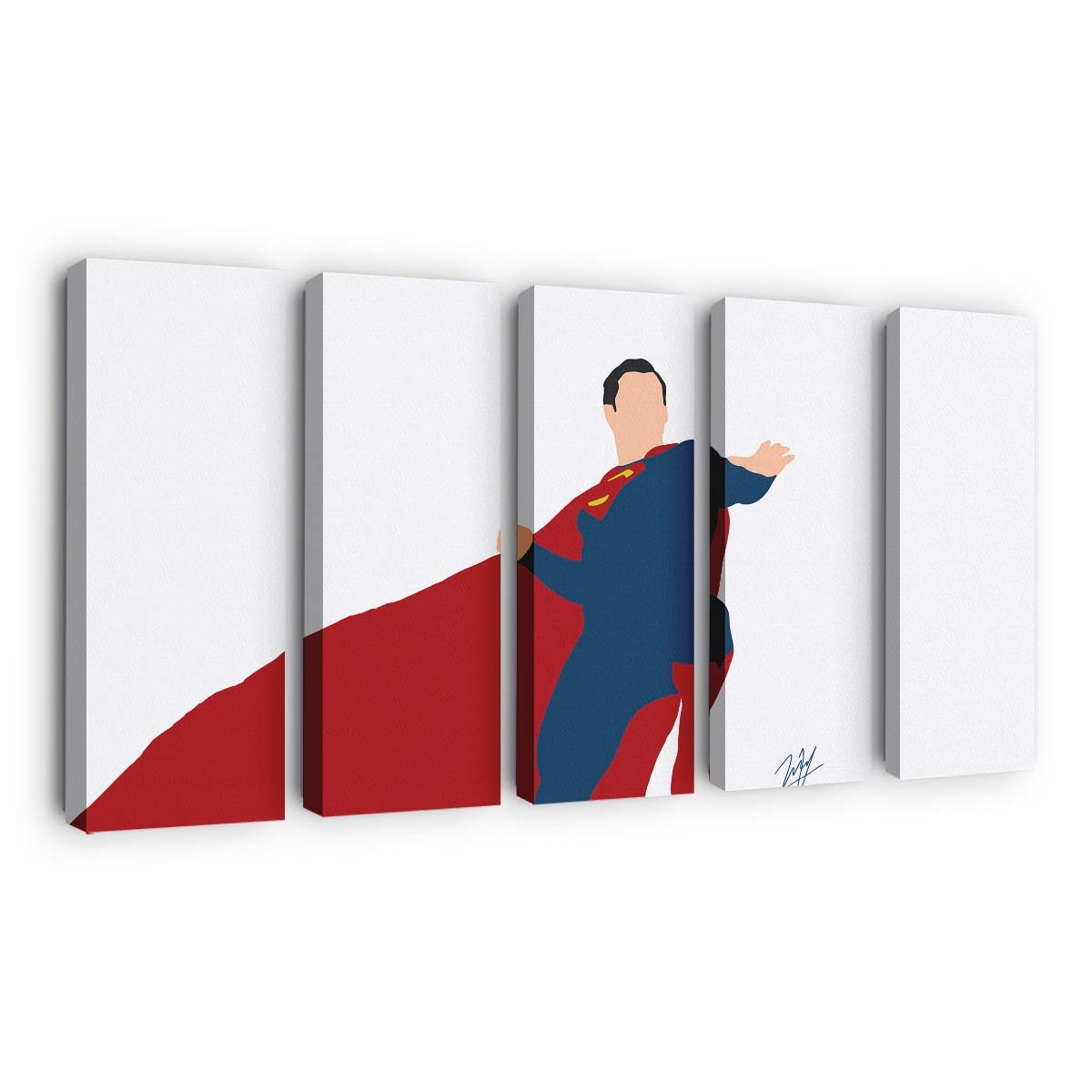 Superman Justice League Minimalism Leinwandbilder | Wanddeko Superman Justice League Minimalism Leinwandbilder | Wanddeko – Bild 4
