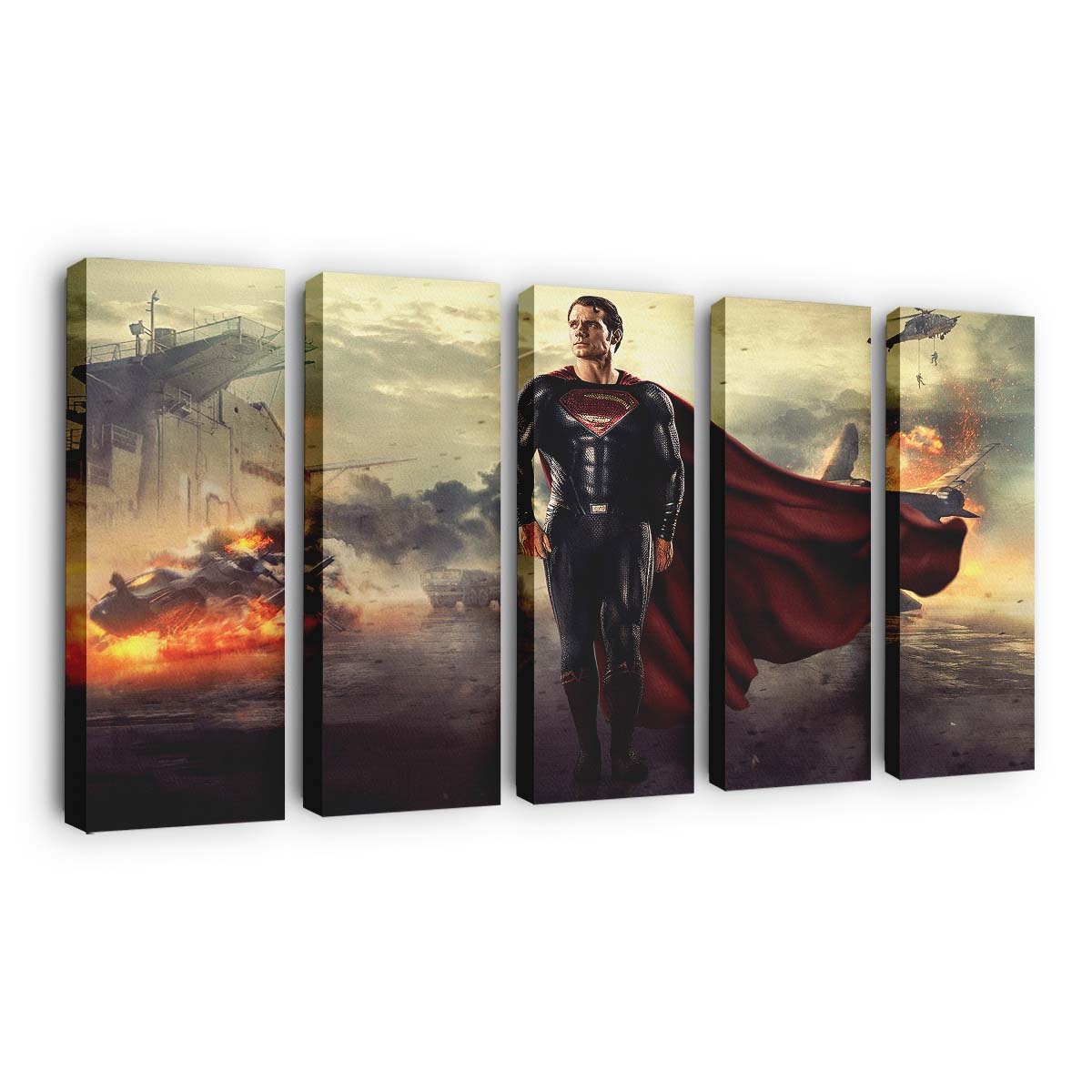 Superman Man Of Steel Walking Leinwandbilder | Wanddeko