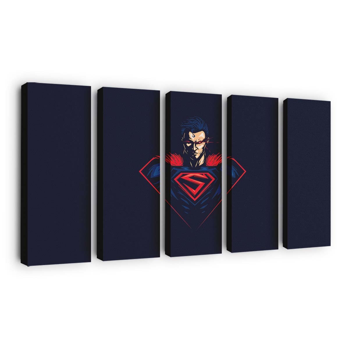 Superman Minimal Art Leinwandbilder | Wanddeko