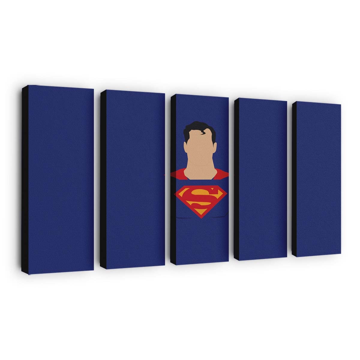 Superman Minimalism Art Leinwandbilder | Wanddeko