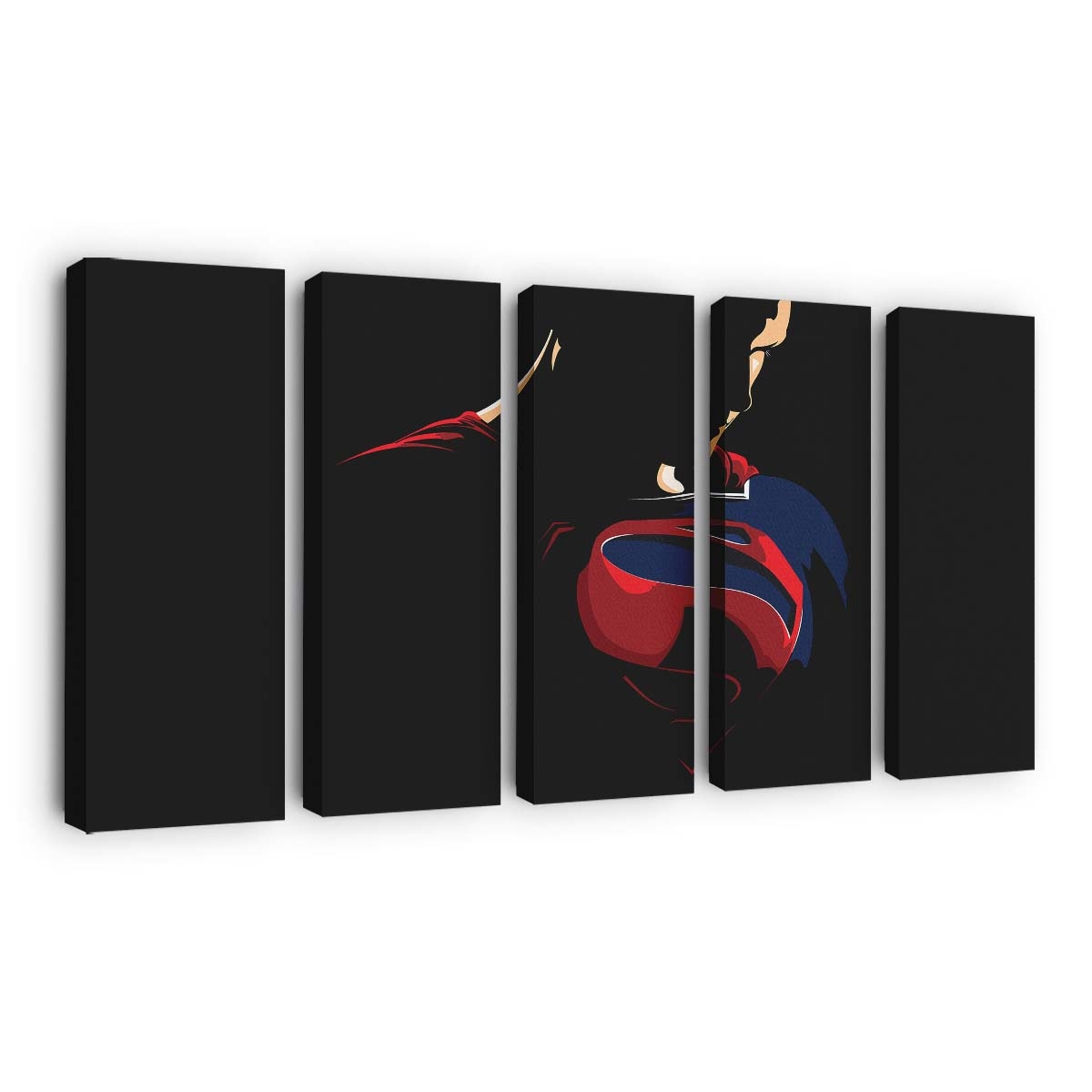 Superman Minimalism Logo Leinwandbilder | Wanddeko