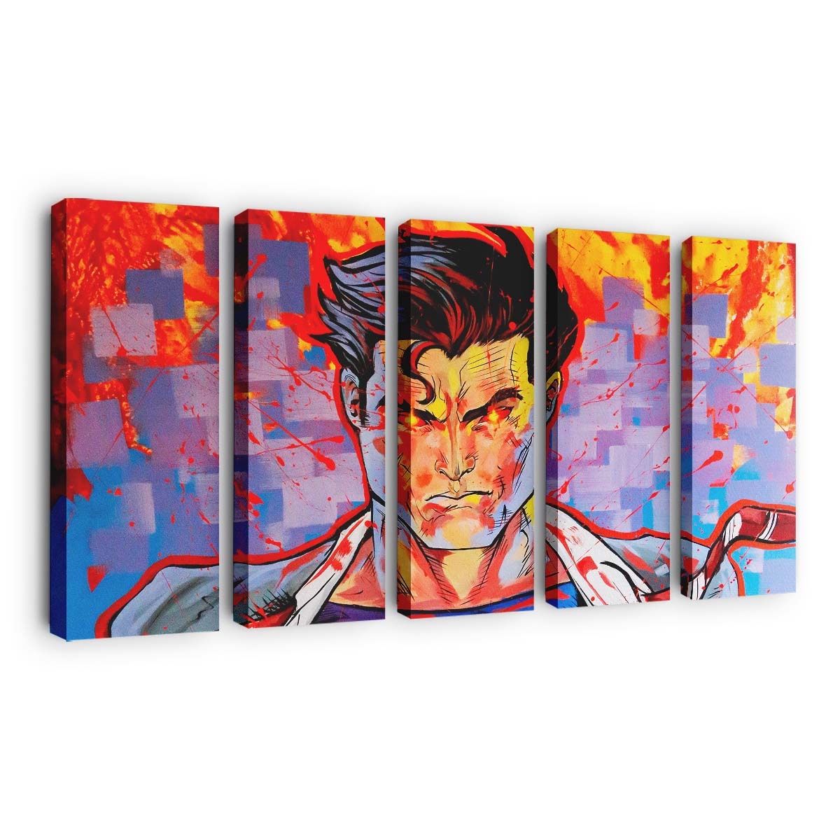 Superman Opening Shirt Leinwandbilder | Wanddeko