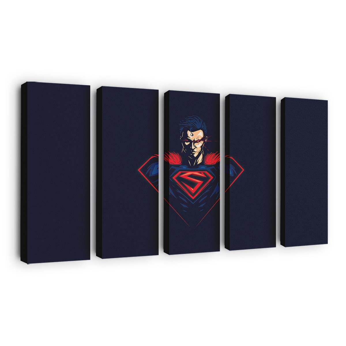 Superman Red Eye Minimalism Leinwandbilder | Wanddeko