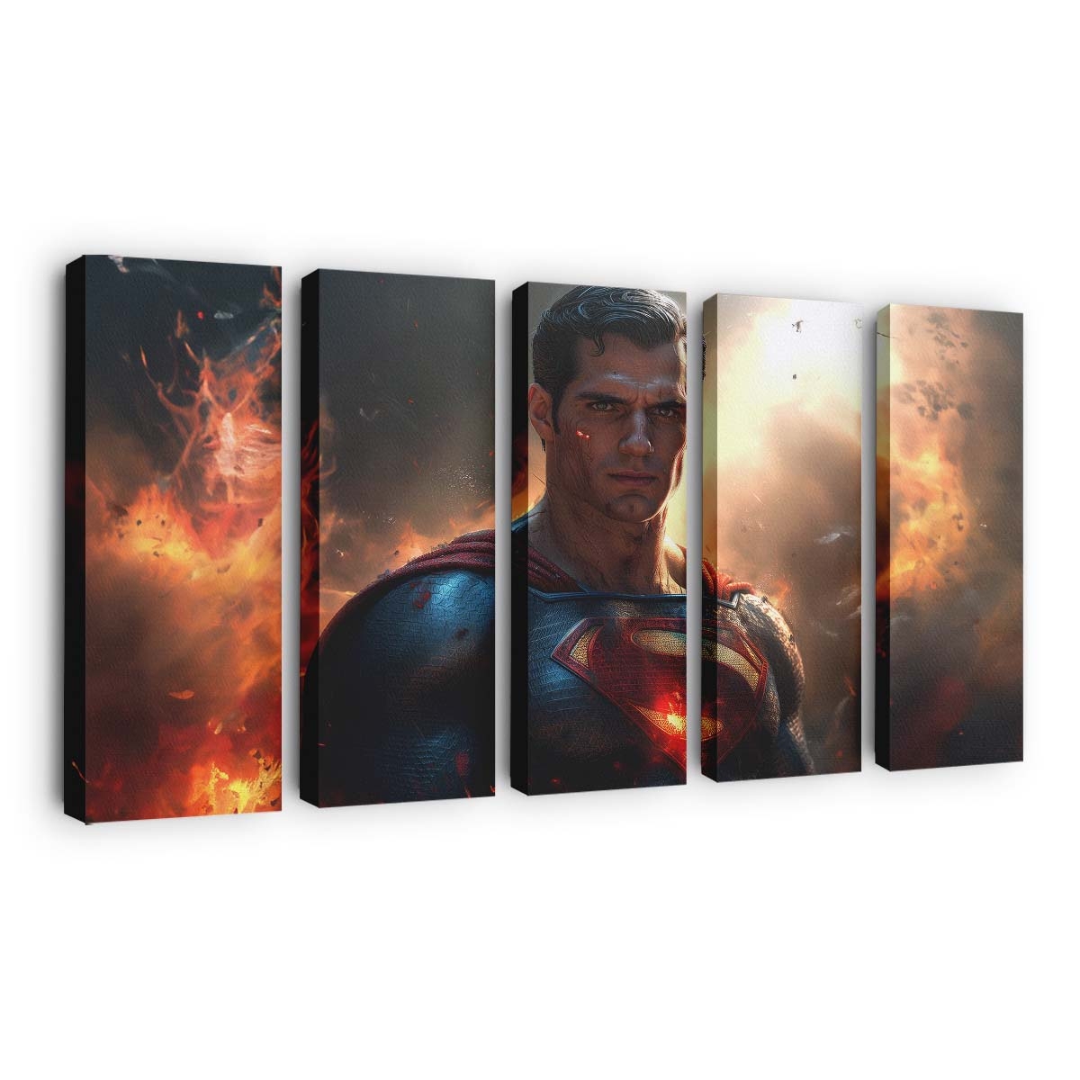 Superman Resolute After Battle Leinwandbilder | Wanddeko