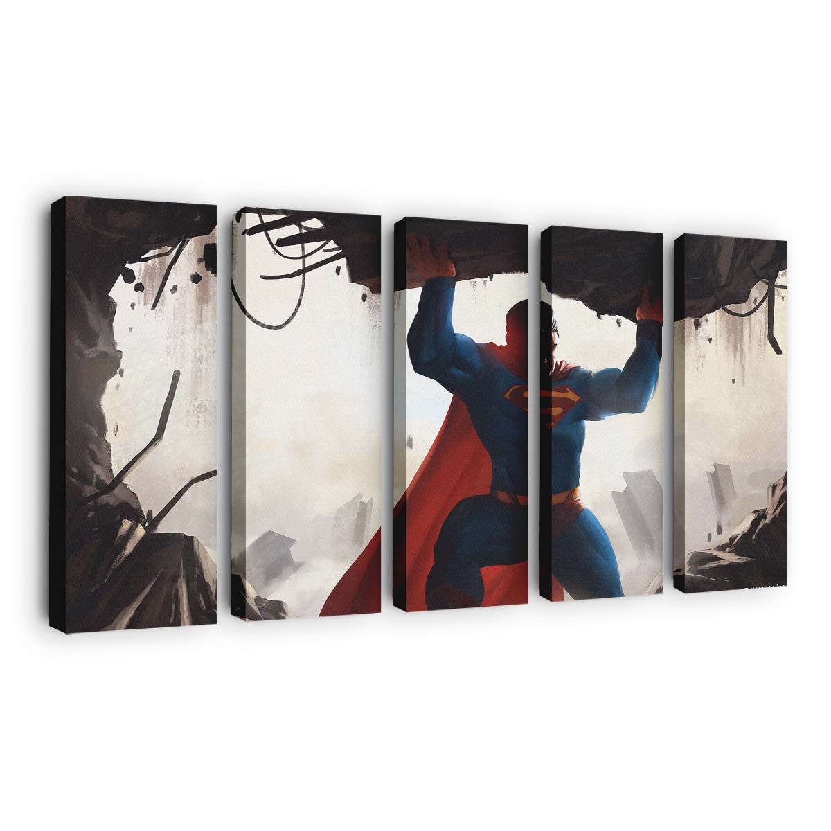 Superman Saving Leinwandbilder | Wanddeko