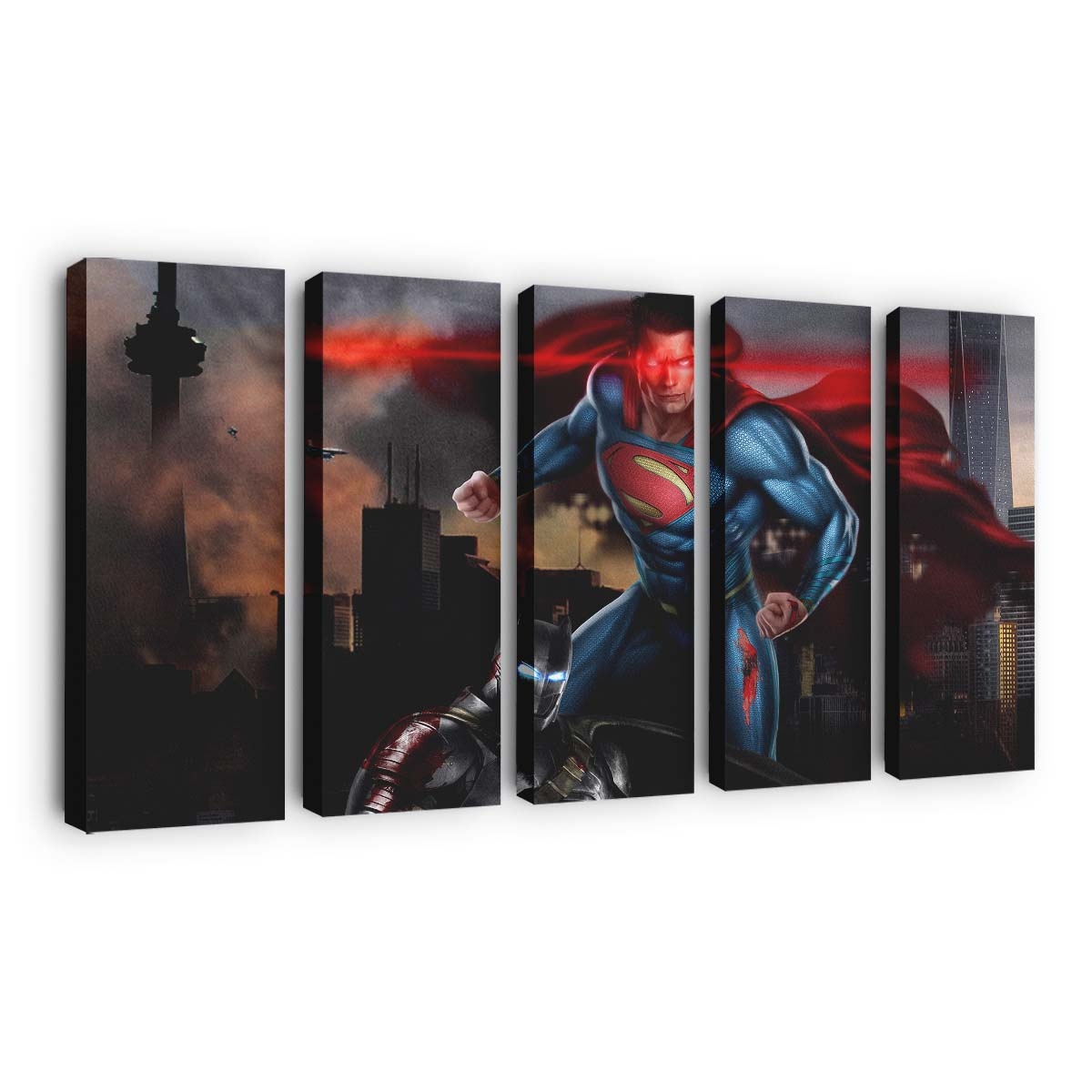 Superman Vs Batman Art 2 Leinwandbilder | Wanddeko