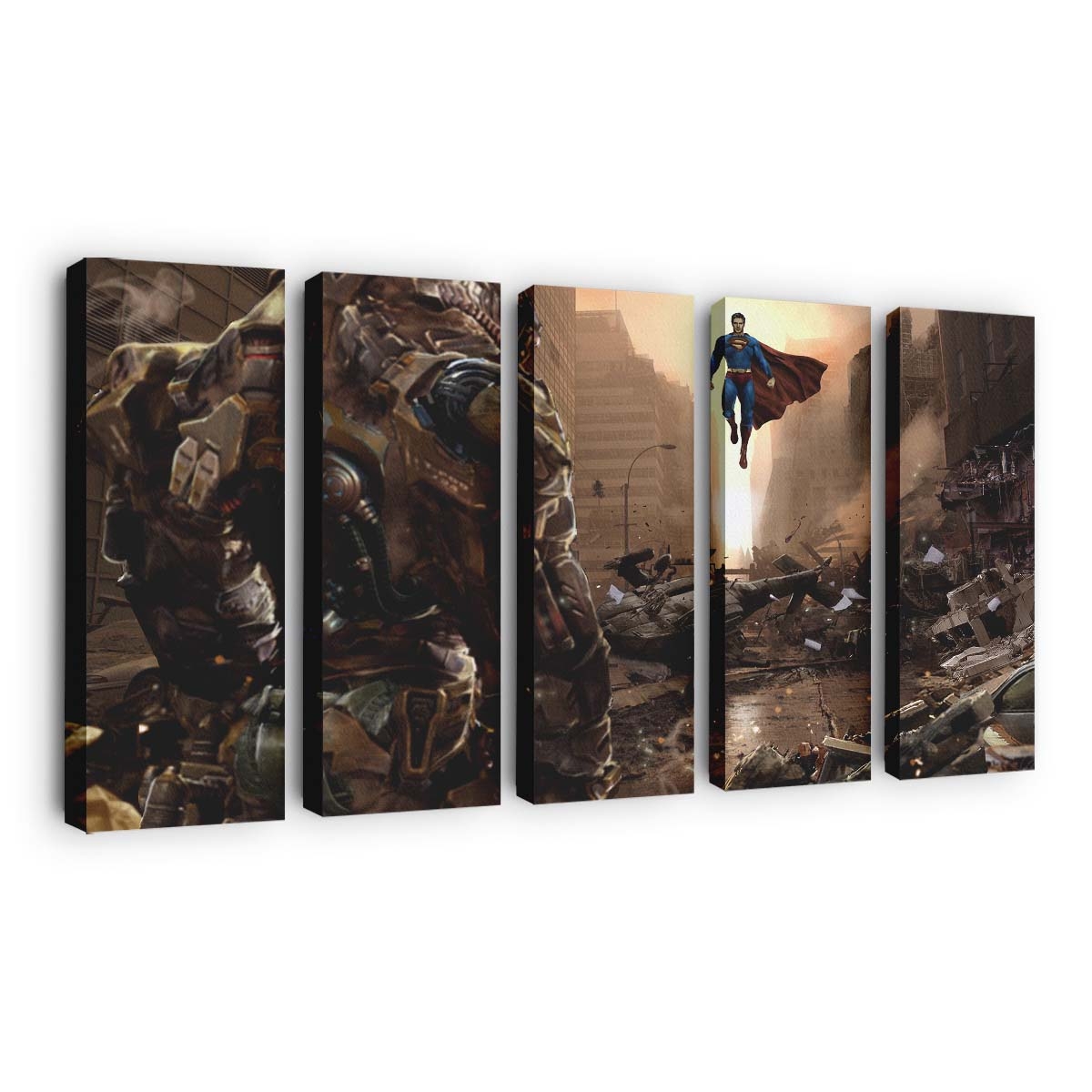 Superman Vs Darkseid Leinwandbilder | Wanddeko