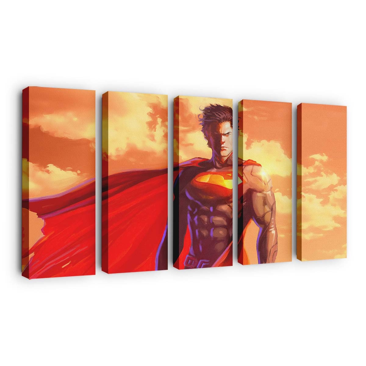 Superman Yellow Sky Leinwandbilder | Wanddeko