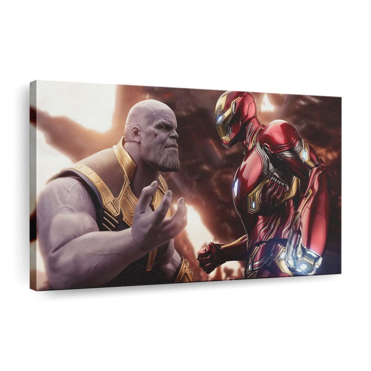 Iron Man Thanos Leinwandbild - Wanddeko
