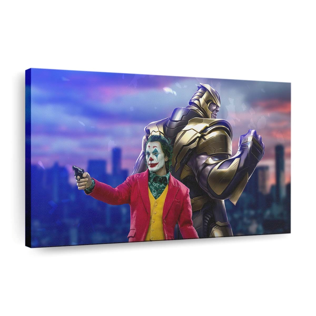 Joker und Thanos Leinwandbild - Wanddeko