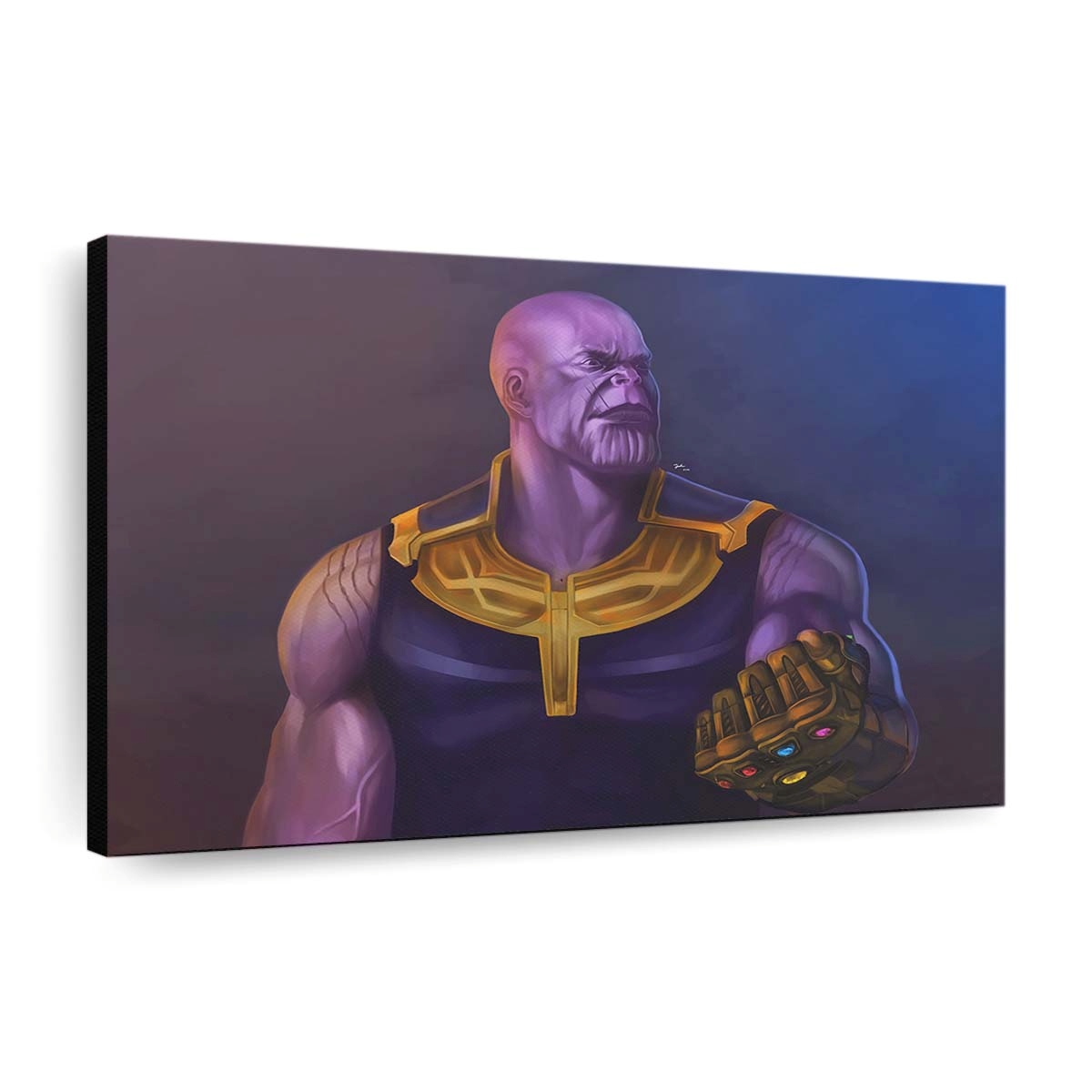 Mad Titan Digital Illustration Leinwandbild - Wanddeko