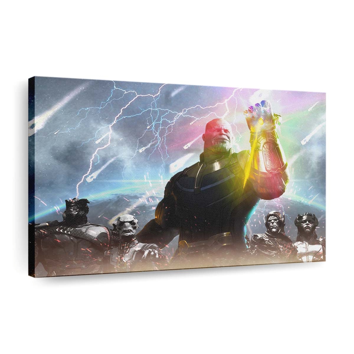 Thanos Avengers Infinity War 2018 Artwork Leinwandbild - Wanddeko