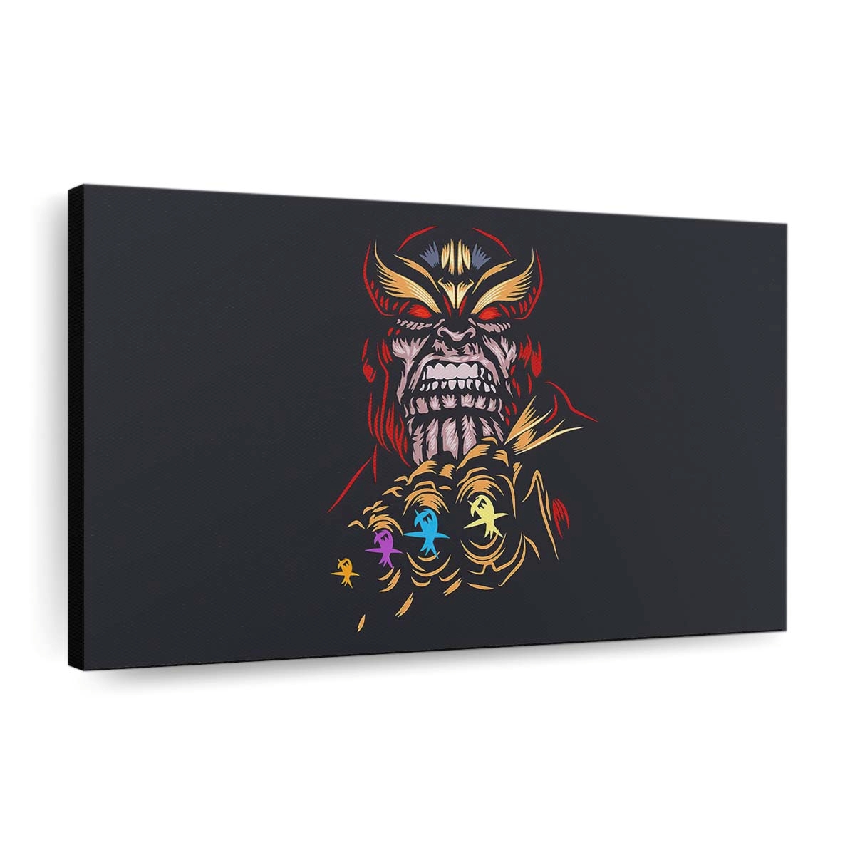 Thanos Dark Minimal Leinwandbild - Wanddeko
