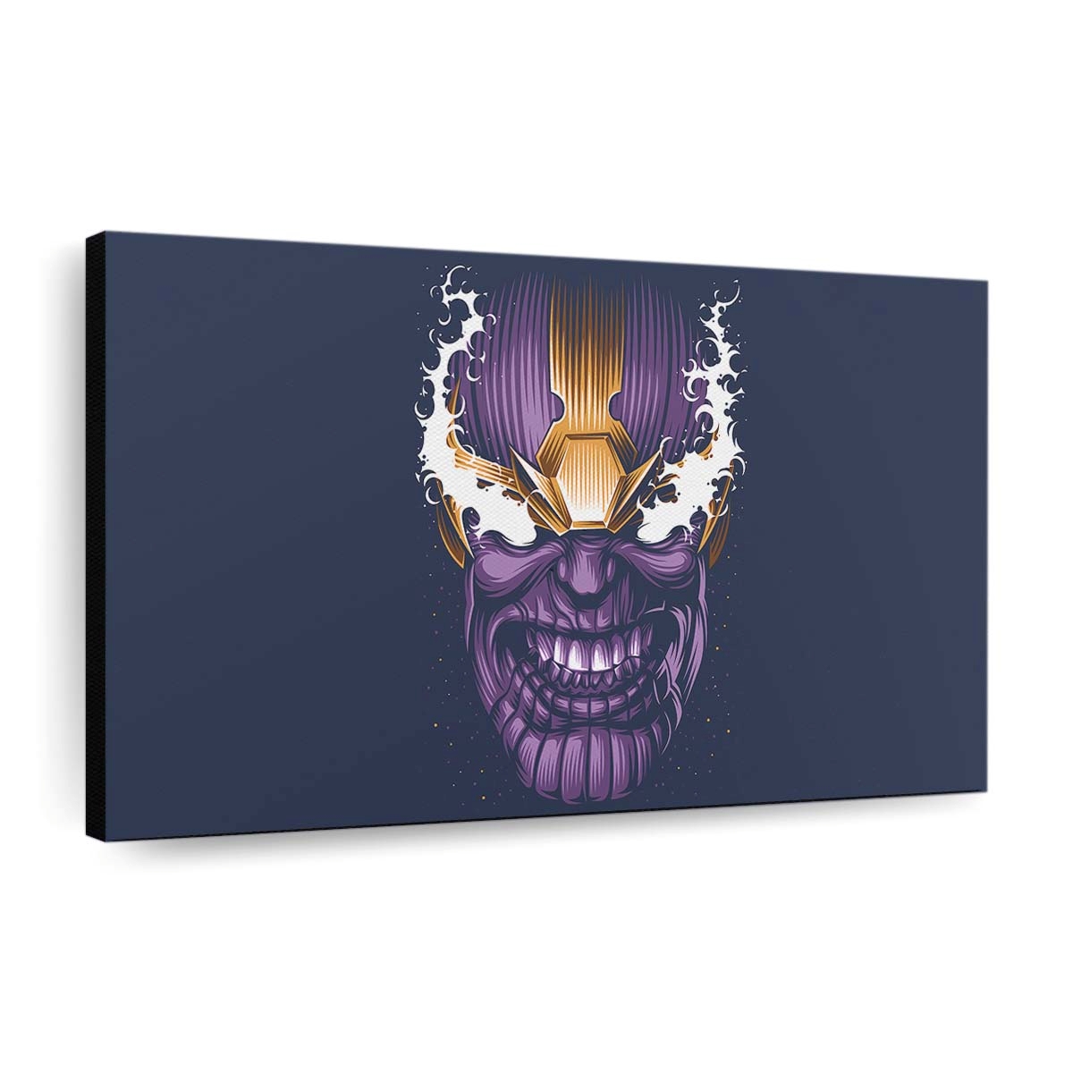Thanos Gesicht Minimal Leinwandbild - Wanddeko