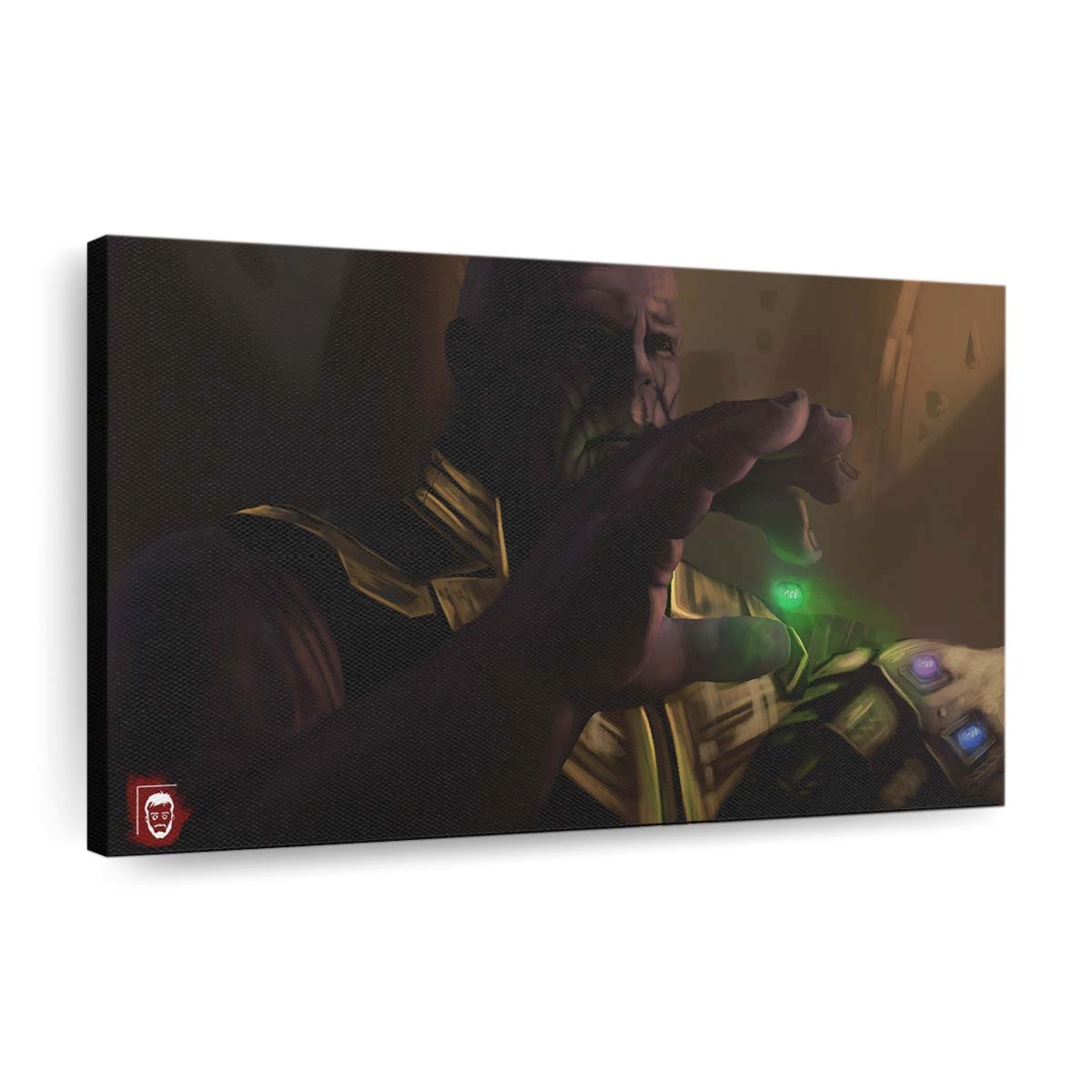 Thanos Infinity Gauntlet Art Leinwandbild - Wanddeko