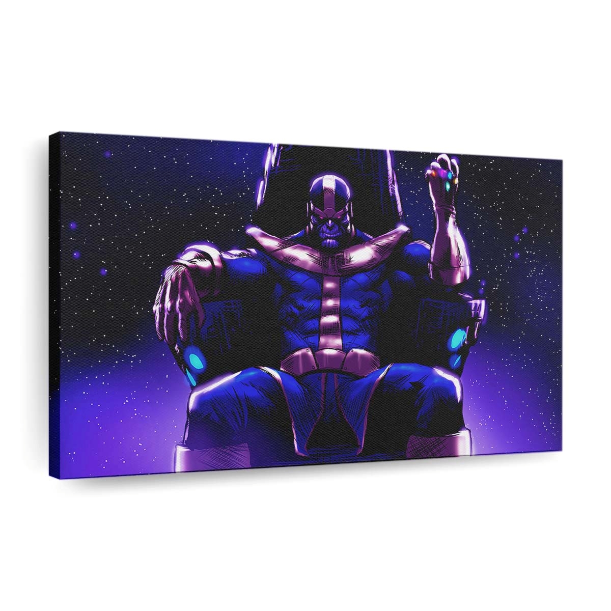 Thanos On His Throne Leinwandbild - Wanddeko
